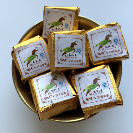 Шу пуэр в кубиках Ма Ma Dui Zhang 2019 года 100 г